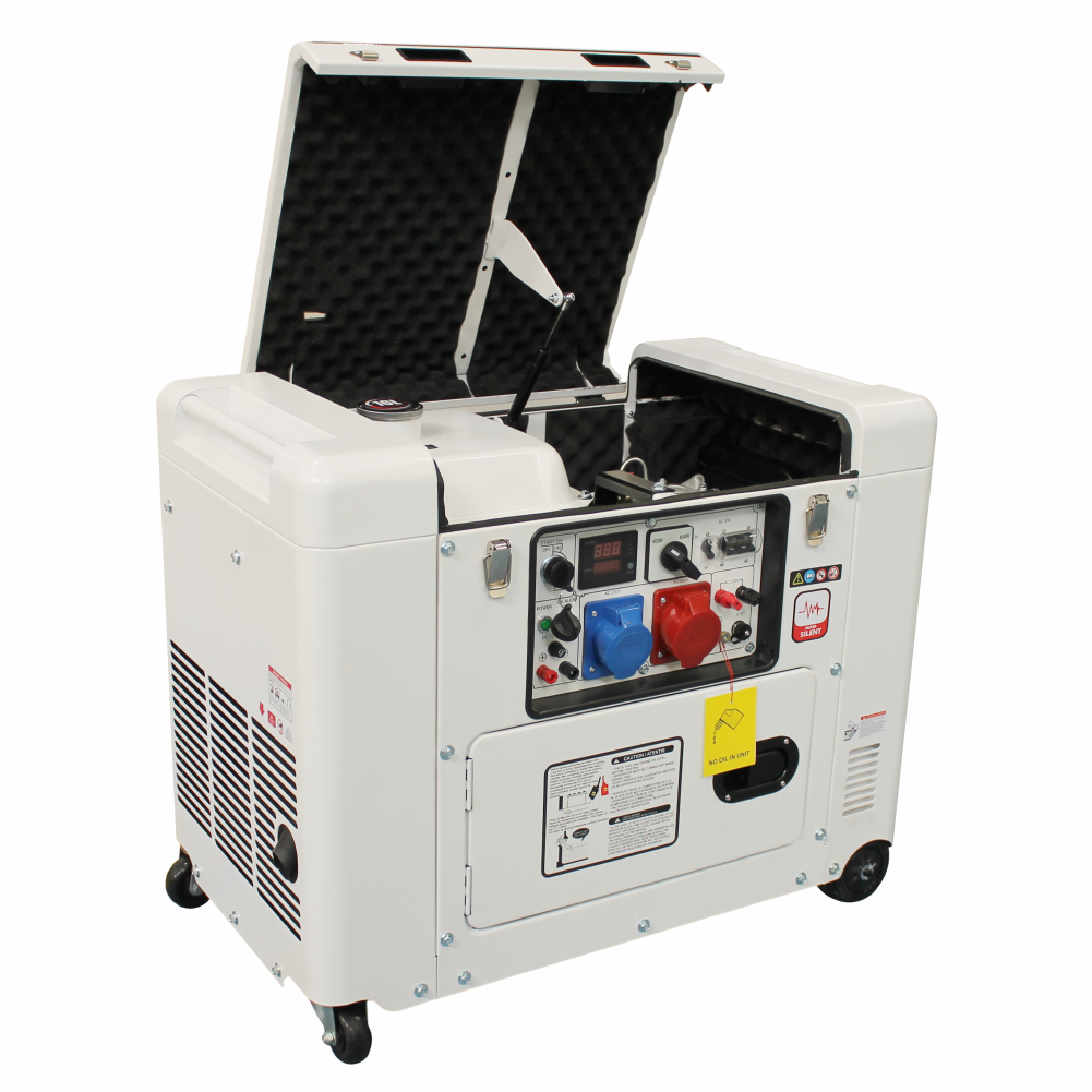Generator SCDG10000SE TEQ, Putere max. 7,5 kW / 9.4 kVA, 400/230V, AVR, motor Diesel Generator SCDG10000SE TEQ, Putere max. 7,5 kW / 9.4 kVA, 400/230V, AVR, motor Diesel